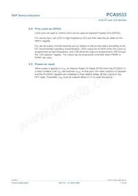 PCA9533D/02 Datasheet Page 7