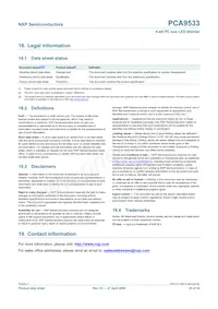 PCA9533D/02 Datasheet Pagina 23