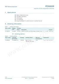 PCA9626BS數據表 頁面 3