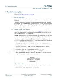 PCA9626BS數據表 頁面 7