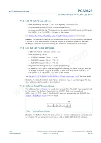 PCA9626BS數據表 頁面 8