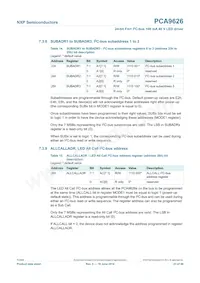 PCA9626BS Datasheet Page 23