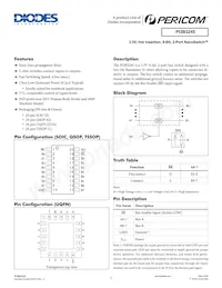 PI3B3245SE Datenblatt Cover