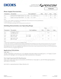 PI3B3245SE Datasheet Pagina 3