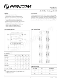 PI5C16212VE Datasheet Copertura