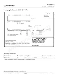 PI5C16245AEX Datasheet Pagina 5