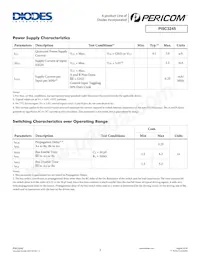 PI5C3245S Datasheet Pagina 3