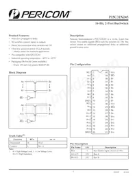 PI5C32X245B Datenblatt Cover