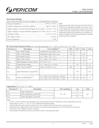 PI5C32X245B Datasheet Page 2