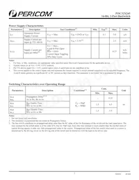 PI5C32X245B Datasheet Pagina 3