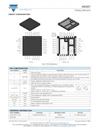 SIC657CD-T1-GE3 Datasheet Page 2