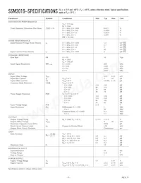 SSM2019BRWZRL Datasheet Page 2