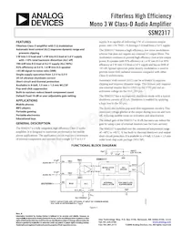 SSM2317CBZ-REEL數據表 封面
