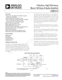SSM2319CBZ-R2 Datasheet Cover