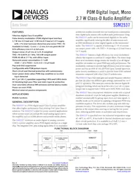 SSM2537ACBZ-R7 Datenblatt Cover