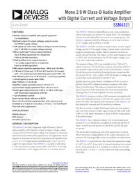 SSM4321ACBZ-R7 Datenblatt Cover