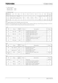 TC94B15WBG(EB Datasheet Pagina 6