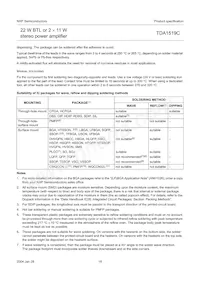 TDA1519C/N3C Datasheet Page 18