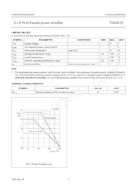 TDA2615/N1 Datasheet Pagina 5