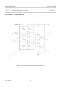 TDA2615/N1 Datasheet Page 8