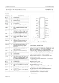 TDA5145TS/C1 Datasheet Pagina 4