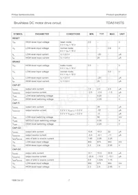 TDA5145TS/C1 Datasheet Pagina 7