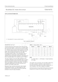 TDA5145TS/C1 Datasheet Pagina 9