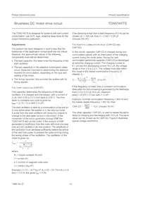 TDA5145TS/C1 Datasheet Pagina 10