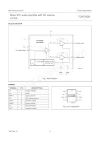 TDA7052B/N1 Datenblatt Seite 3