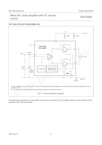 TDA7052B/N1 Datenblatt Seite 9