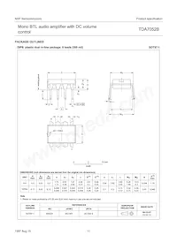 TDA7052B/N1數據表 頁面 11