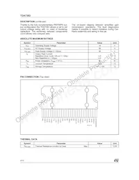 TDA7383 Datasheet Page 2