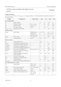 TDA8551T/N1 Datasheet Pagina 6