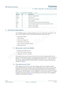 TDA8566TH/N2C Datasheet Pagina 6