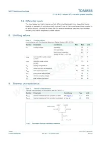 TDA8566TH/N2C Datasheet Pagina 8