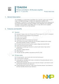 TDA8594SD/N1 Datenblatt Cover