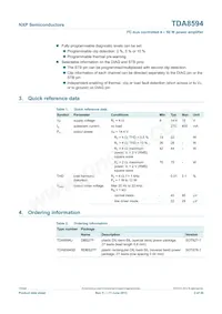 TDA8594SD/N1 Datenblatt Seite 2