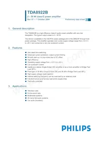 TDA8922BJ/N2 Datasheet Copertura