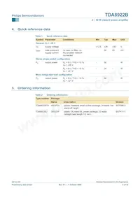 TDA8922BJ/N2 Datasheet Pagina 2