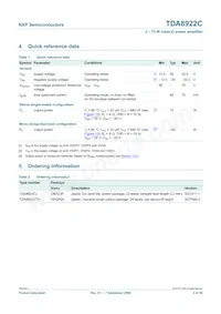 TDA8922CJ/N1 Datenblatt Seite 2