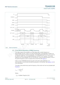 TDA8933BTW/N2 Datasheet Pagina 7