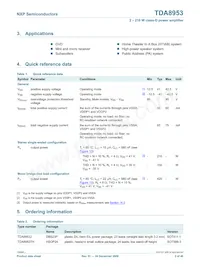 TDA8953TH/N1 Datasheet Pagina 2