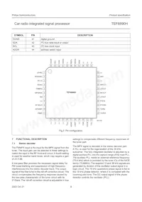 TEF6890H/V3 Datasheet Pagina 8