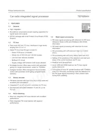 TEF6894H/V3 Datasheet Pagina 3