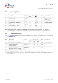 TLE42064GXUMA1 Datasheet Page 7