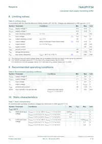 74AUP1T34GF Datasheet Pagina 4