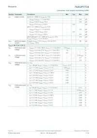 74AUP1T34GF Datasheet Pagina 7