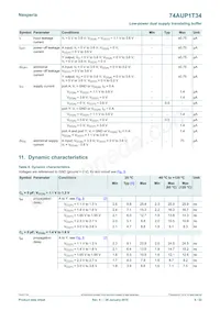 74AUP1T34GF Datasheet Page 8