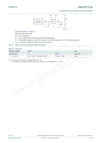 74AUP1T34GF數據表 頁面 13