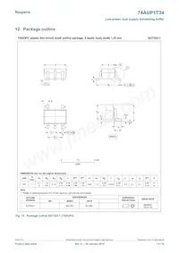 74AUP1T34GF Datasheet Pagina 14